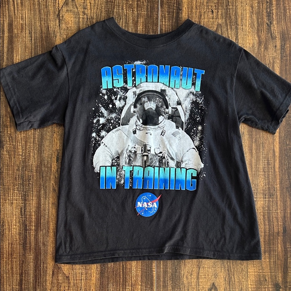 Black Astronaut Kids T-Shirt